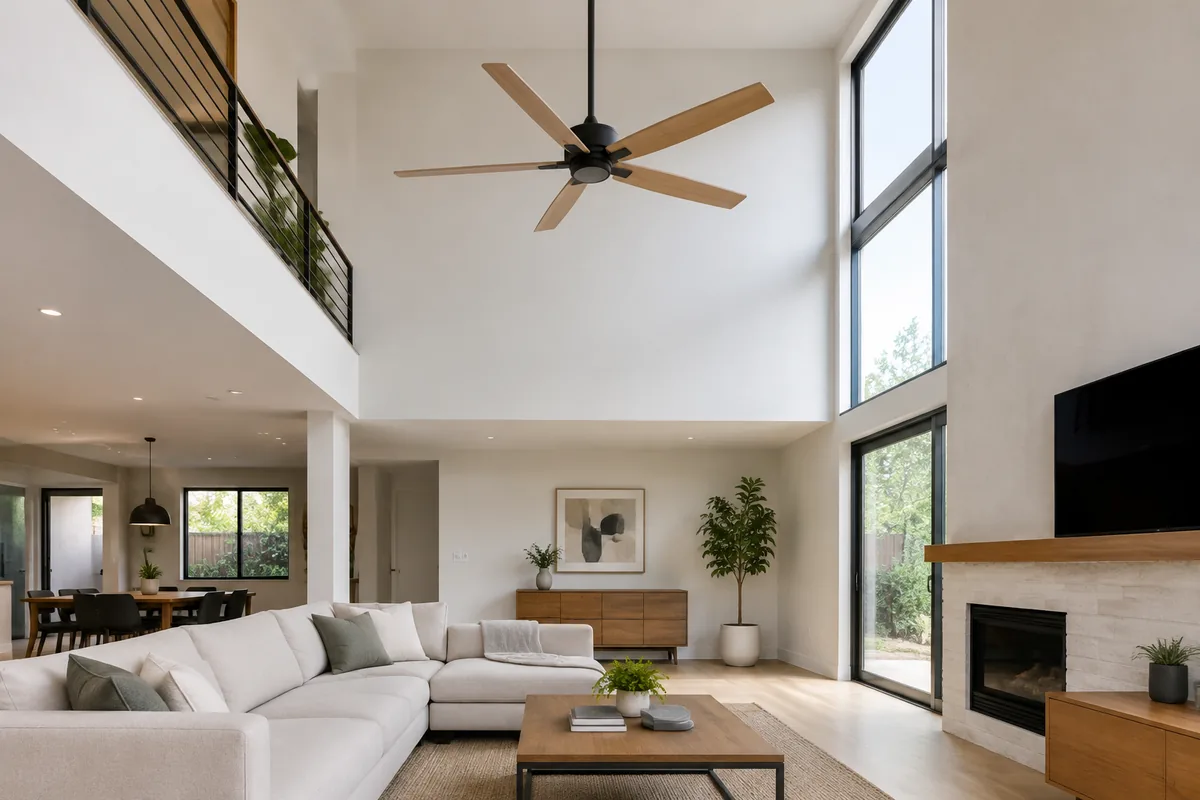 Comment choisir un déstratificateur d’air pour une pièce avec plafond haut
