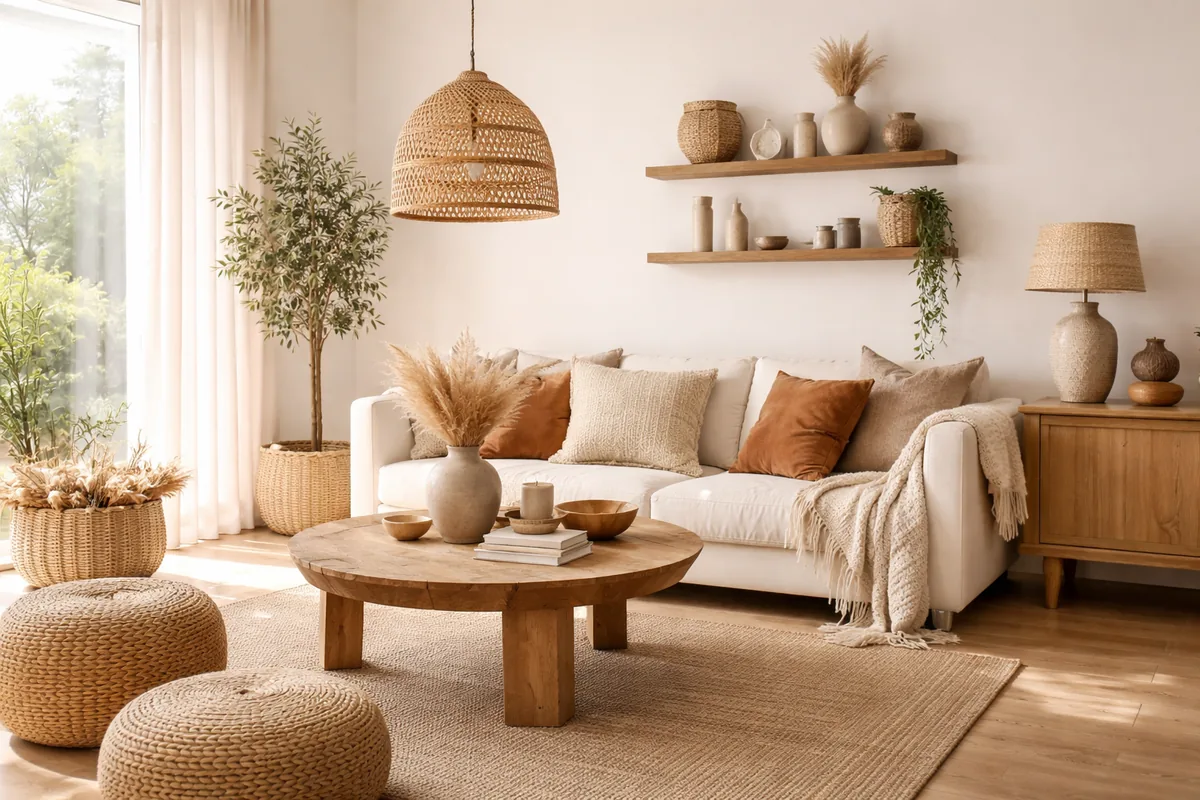 Comment créer une décoration intérieure chaleureuse avec des matériaux naturels