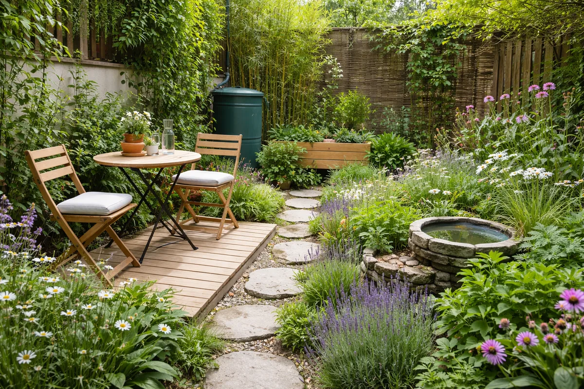 Comment créer un jardin d'ornement écologique adapté à un petit espace
